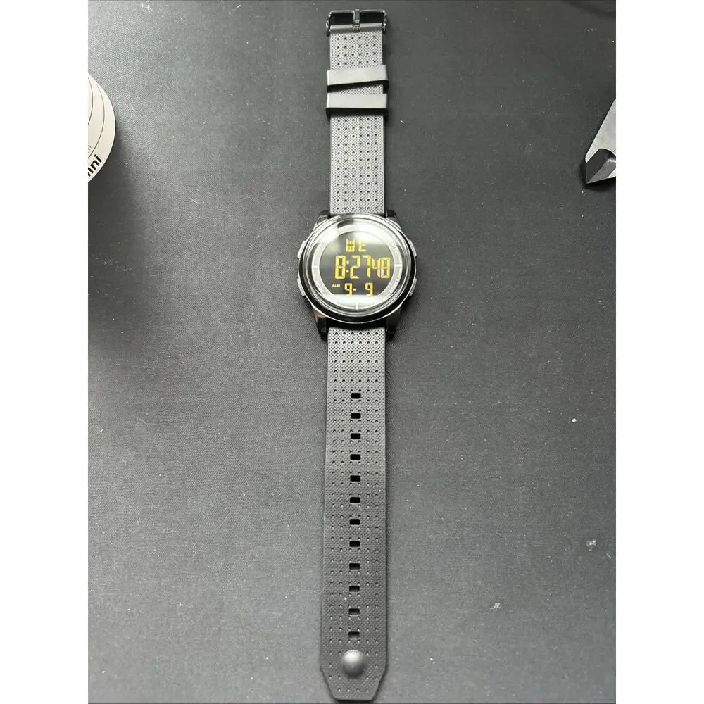Golden Hour All Black Digital Watch